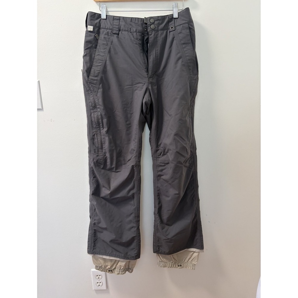 Burton Dryride Men's Pants S Gray Nylon Multiple Pockets Snowboard Ski Men